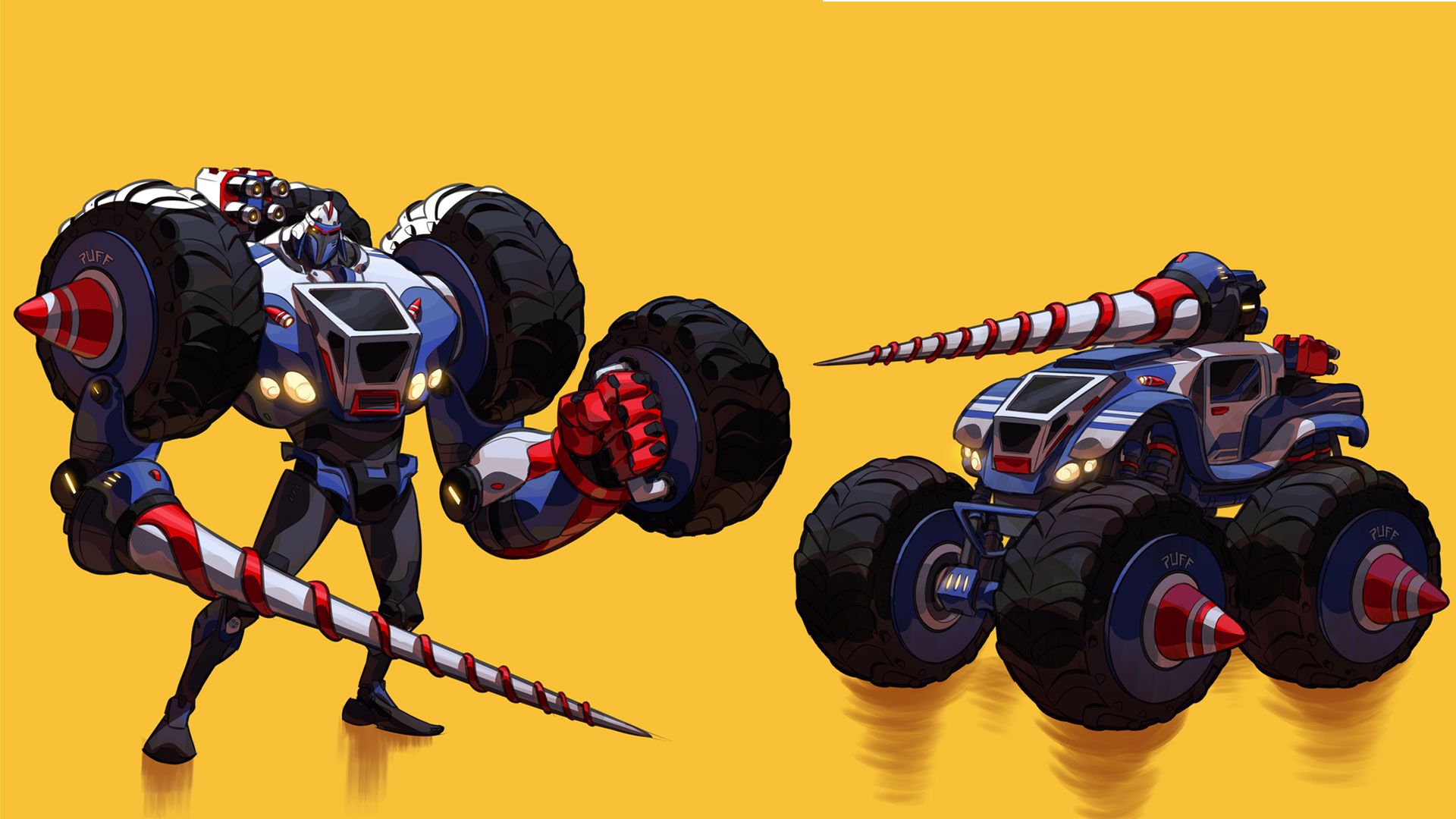 Designing a Transforming Super Mecha