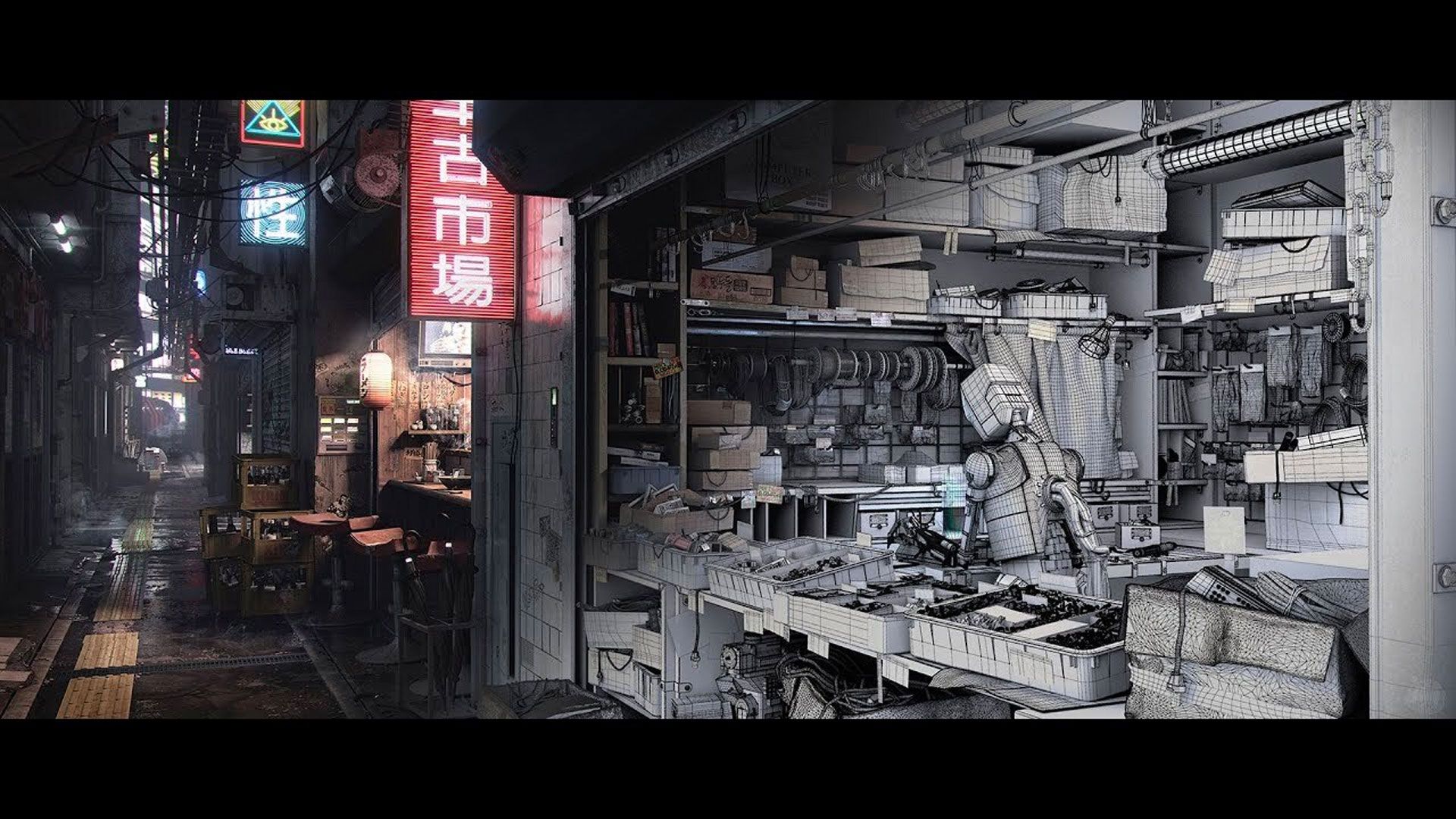 Creating a Sci-Fi Alleyway, Detailed Environment Techniques with Devon Fay